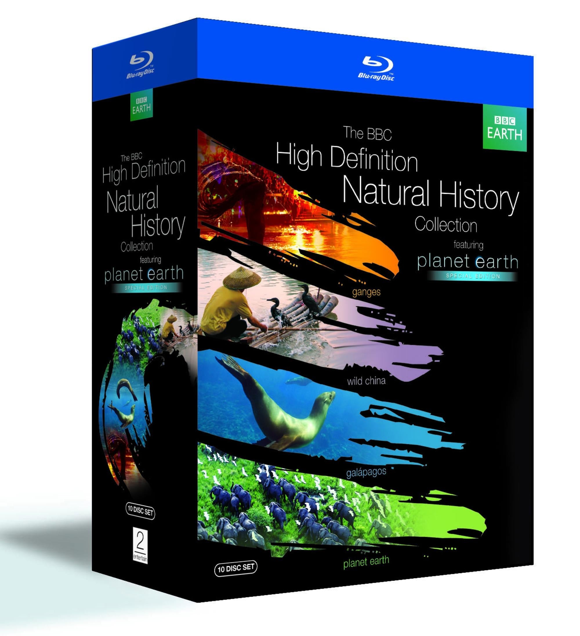 The BBC High-Definition Natural History Collection (Planet Earth / Wild China / Galapagos / Ganges) [Blu-ray]
