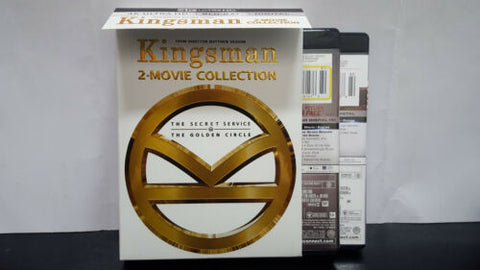Kingsman  2 Movies Collection 4K Ultra HD + Blu-Ray + Digital