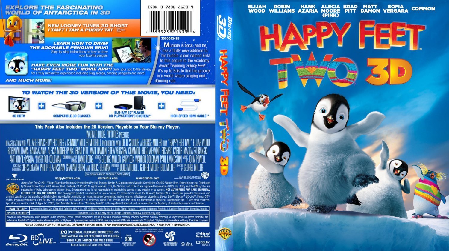 Happy Feet Two (Blu-ray 3D / Blu-ray / DVD)