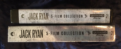 Jack Ryan Box set 5 Films 4K UHD + Blu-ray + Digital