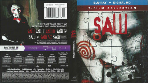 Saw 7-Film Collection Blu-Ray + Digital