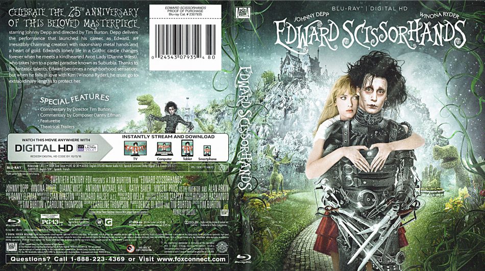 Edward Scissorhands [Blu-ray + Digital HD]