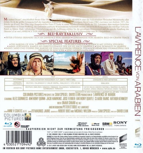 Lawrence of Arabia [Blu-ray]