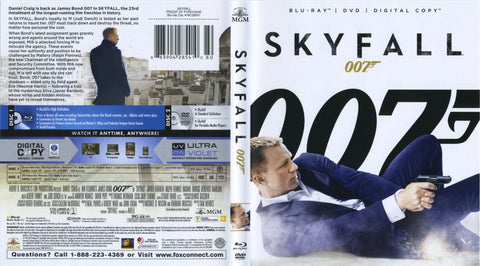Skyfall 007 Blu-ray