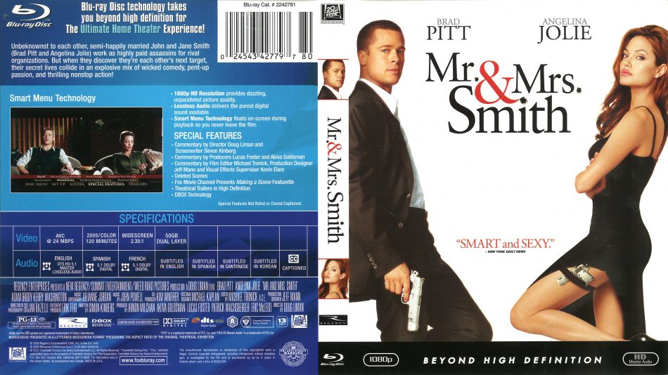 Mr & Mrs Smith [Blu-ray]