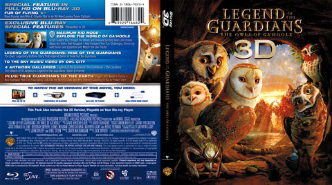 Legend of the Guardians-Owls of Ga'hoole (Two-Disc Blu-ray 3D / Blu-ray Combo)