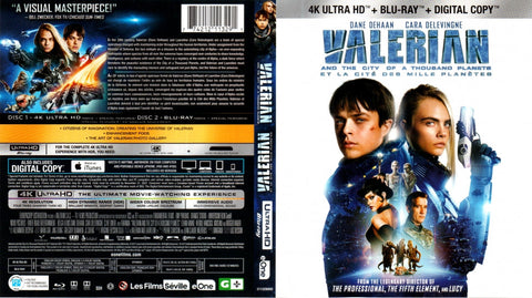 Valerian and the City of A Thousand Planets 4K Ultra HD + Blu-Ray + Digital