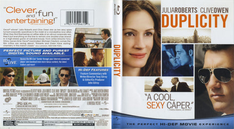 Duplicity Blu-ray