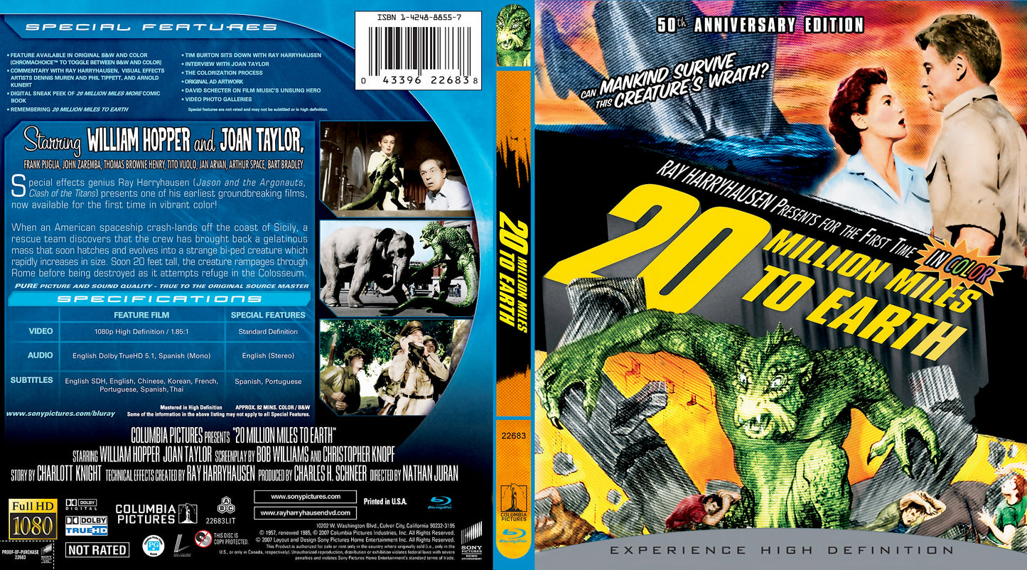 20 Million Miles to Earth [Blu-ray]