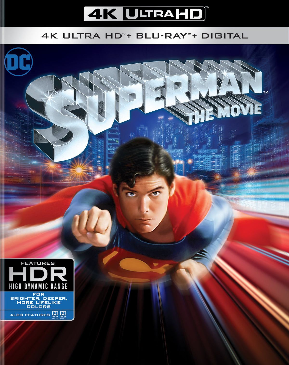 Superman: The Movie  4K ULTRA UHD Blu Ray Digital