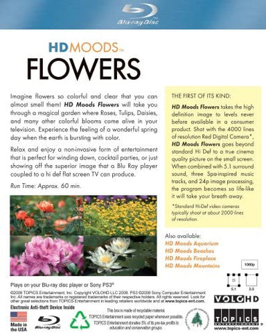 HD Moods Flowers [Blu-ray]