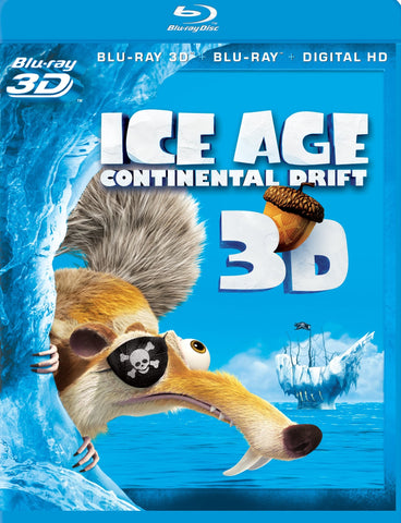Ice Age: Continental Drift (Blu-ray 3D / Blu-ray / DVD + Digital Copy)