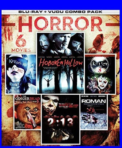 6 Horror Movies (Hoboken Hollow / Keepsake / Killjoy 3 / The Gingerdead Man 3: Saturday Night Clever / 2:13 / Roman)