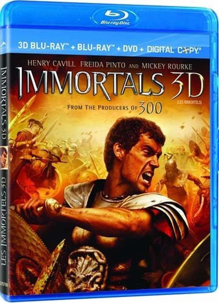 Immortals (Blu-ray 3D + Blu-ray + Digital Copy)