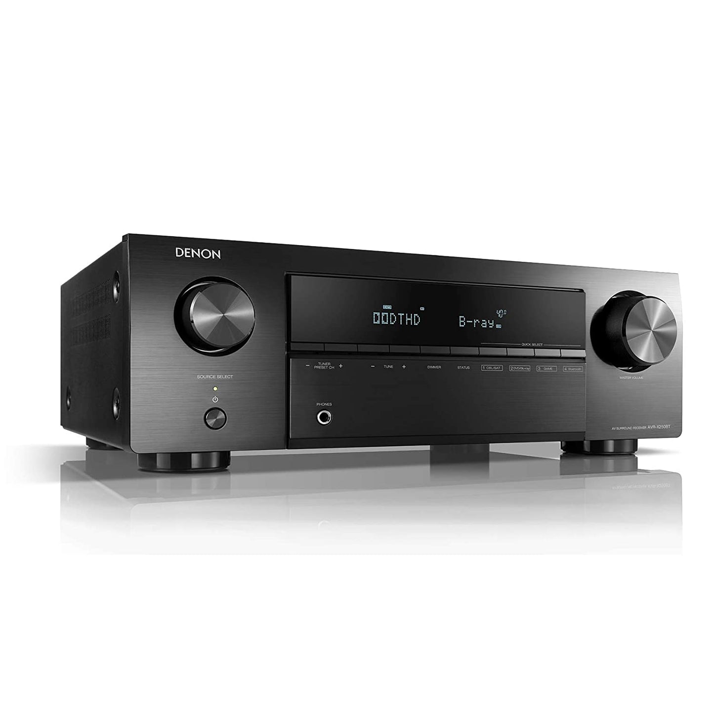 Denon AVR-X250BT 5.1 Ch. 4K Ultra HD AV Receiver with Bluetooth