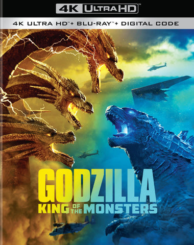 Godzilla: King of the Monsters (4K Ultra HD + Blu Ray + Digital Code)