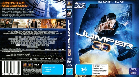 Jumper 3D Blu-ray