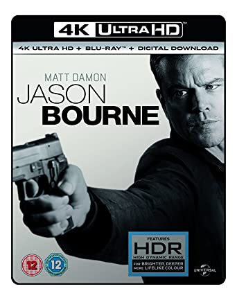 Jason Bourne [4K UHD Blu-ray + Blu-ray] [2016]