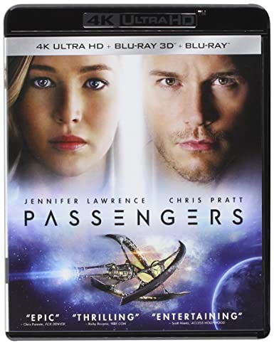 Passengers 4K Ultra UHD + Blu-Ray 3D Blu Ray