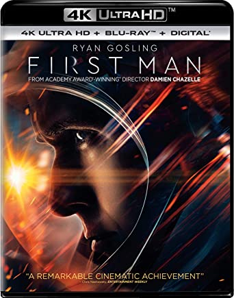 First Man 4k Ultra HD + Digital + Blu-ray