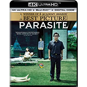 Parasite 4K Blu-ray Digital Code