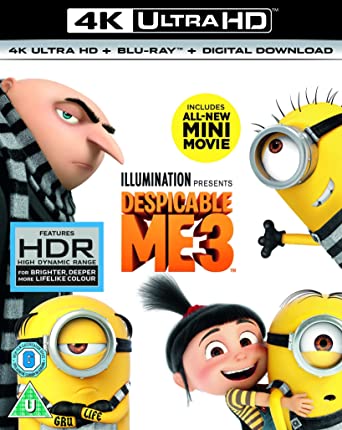 Despicable Me 3 4K UHD + Blu-Ray + Digital