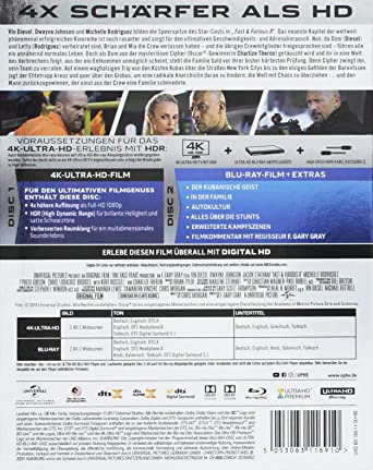 Fast & Furious 8 4K, UHD-Blu-ray