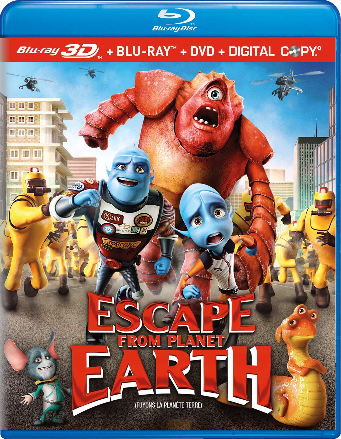 Escape From Planet Earth (Blu-ray 3D + Blu-ray + DVD)