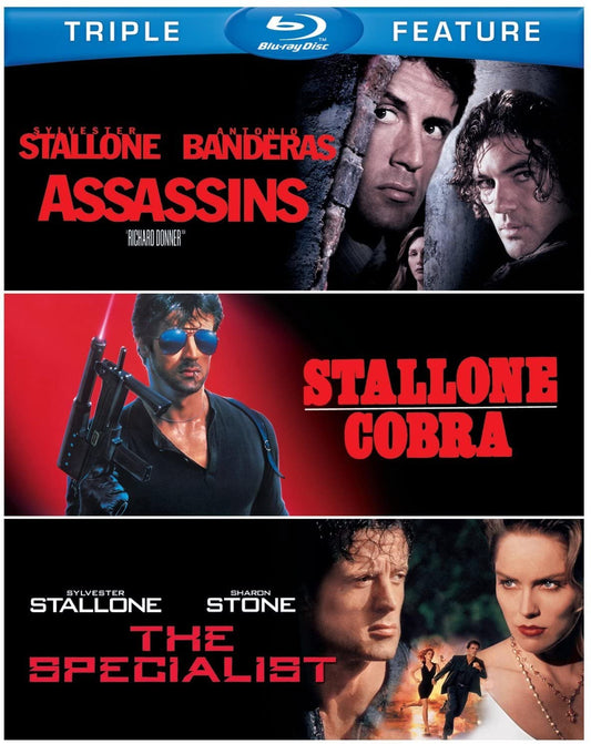 Assassins / Cobra / Specialist [Blu-ray] - Sylvester Stallone