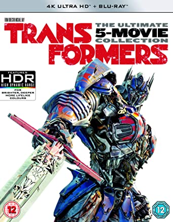 Transformers: 5-Movie Collection Blu-ray + 4K Ultra HD + Digital