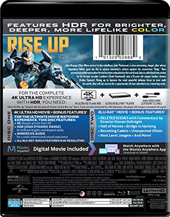 Pacific Rim: Uprising 4K UHD + Blu-ray + Digital