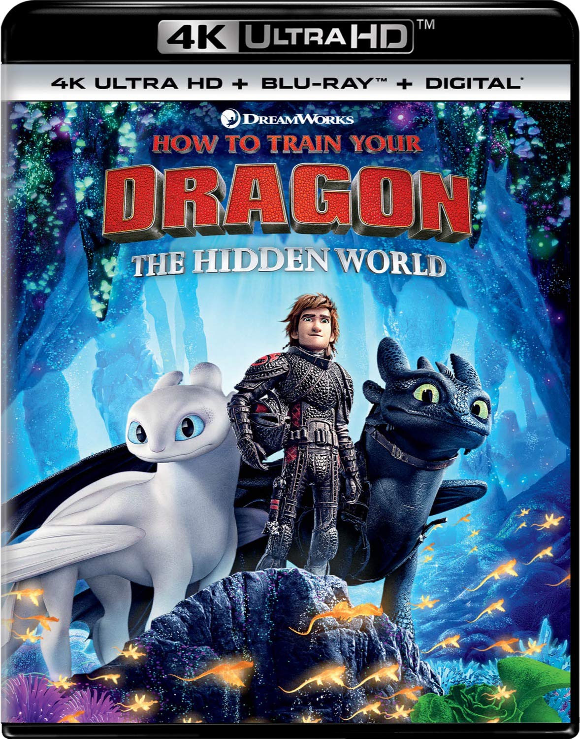 How to Train Your Dragon: The Hidden World  4K blu ray + Digital