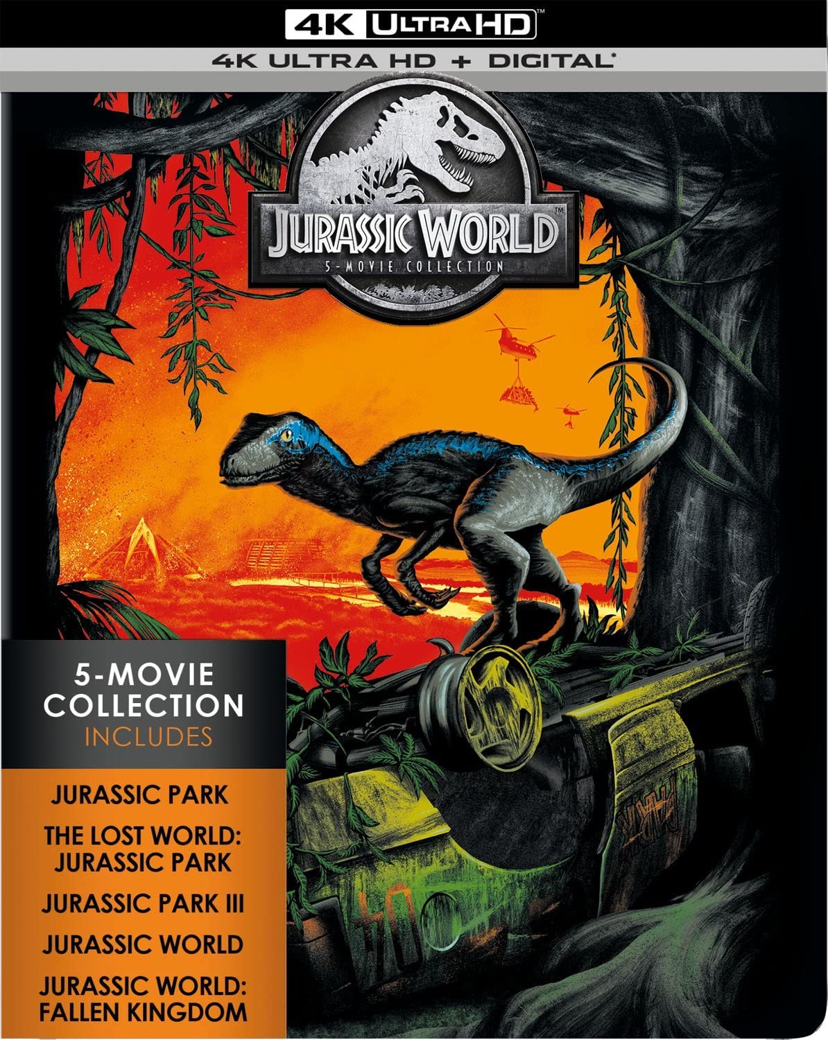 Jurassic World: 5-Movie Collection 4K Ultra Hd + Digital