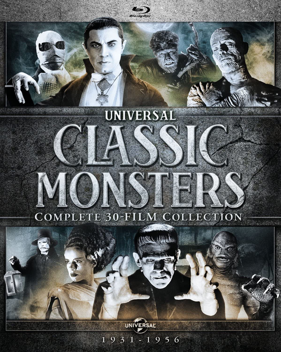 Universal Classic Monsters: Complete 30-Film Collection blu-Ray