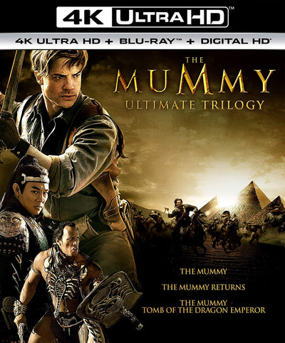 The Mummy Trilogy 4K ultra HD + Blu-ray + Digital