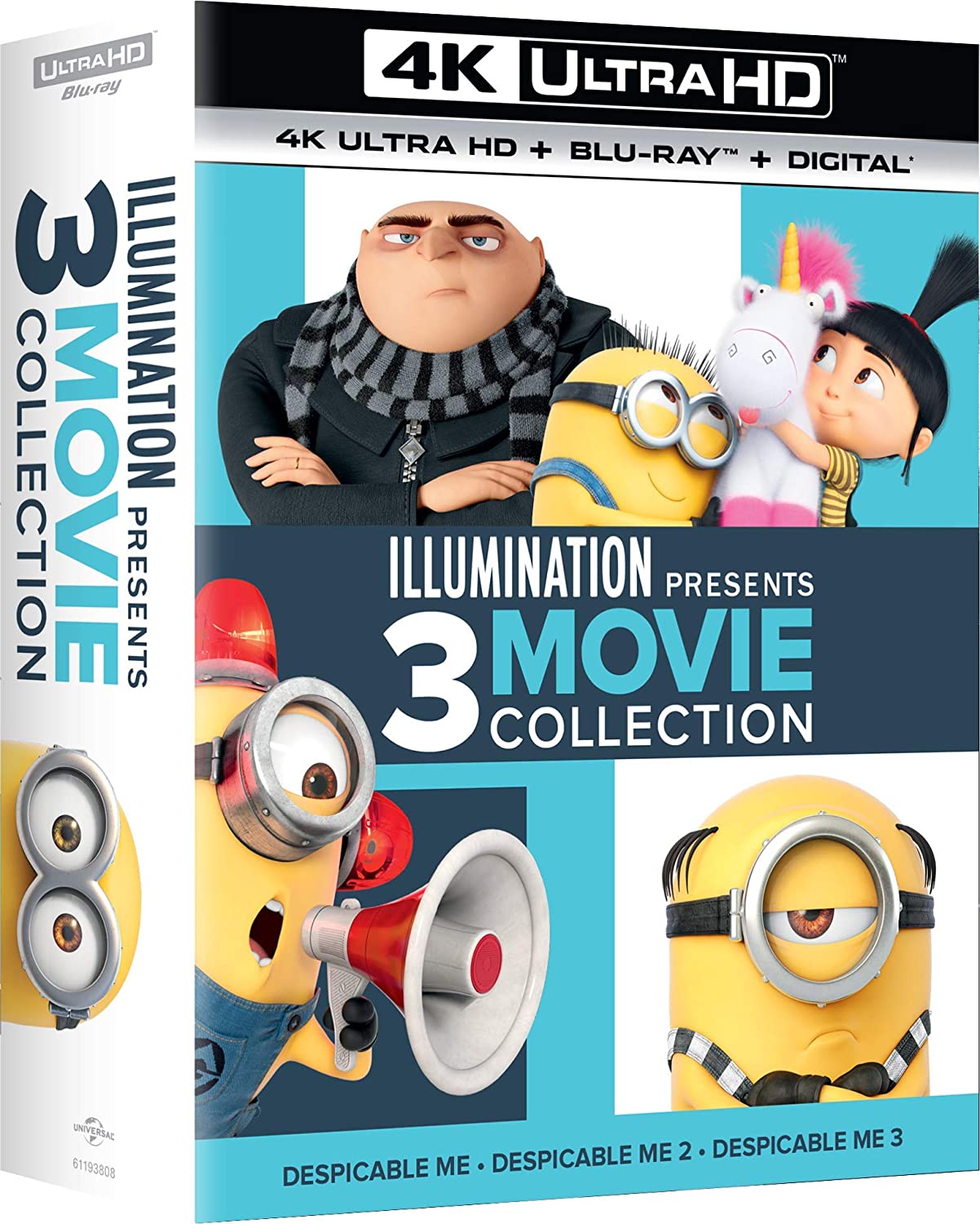 Illumination Presents: 3-Movie Collection  4K Ultra HD + Blu-Ray + Digital