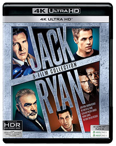 Jack Ryan Box set 5 Films 4K UHD + Blu-ray + Digital