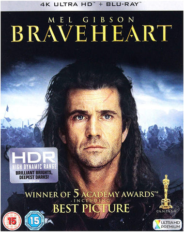 Braveheart Blu-ray 4k UHD Blu Ray Digital