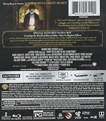 Harry Potter and the Half Blood Prince 4K Ultra HD + Blu-ray
