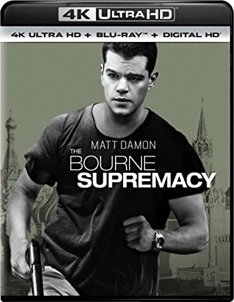 The Bourne Supremacy  4k ULTRA HD + Blu-ray + DIGITAL