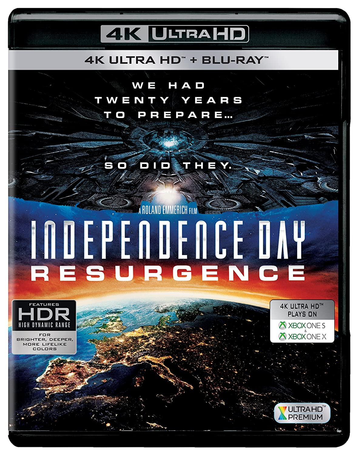 Independence Day: Resurgence 4K HD  Blu-Ray  Digital HD
