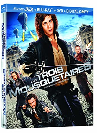 The Three Musketeers (Blu-ray 3D + Blu-ray + DVD)
