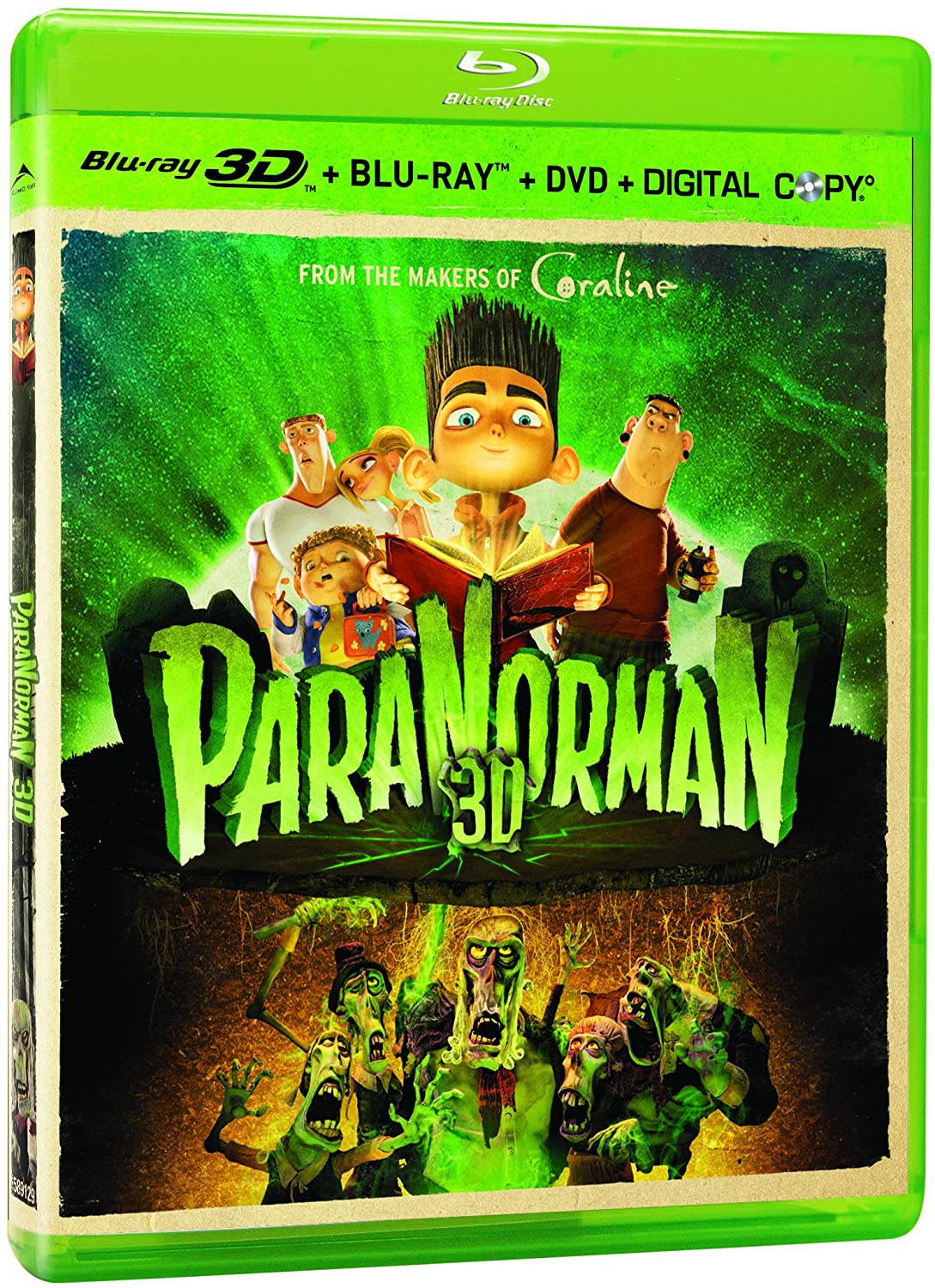 ParaNorman [Blu-ray 3D + Blu-ray + DVD + Digital Copy]