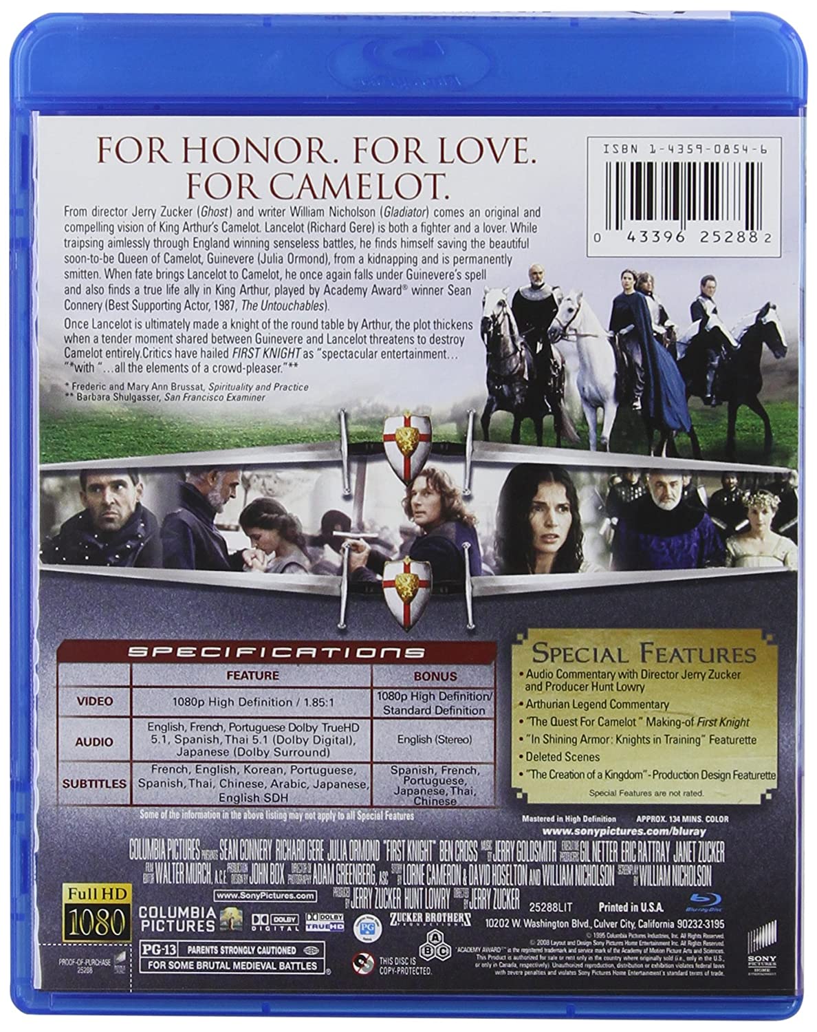 First Knight [Blu-ray] [1995]