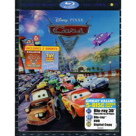 Cars 2 (Five-Disc Combo