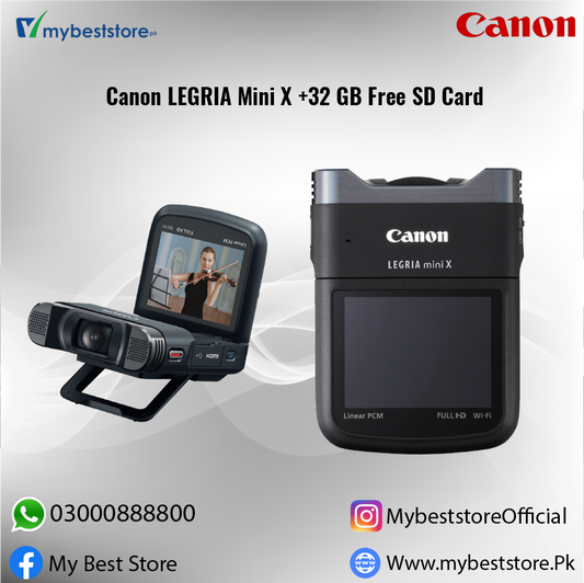 Canon LEGRIA Mini X +32 GB Free SD Card