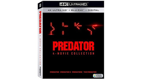 Predator: 4-movie Collection 4K Ultra HD + Blu-Ray + Digital