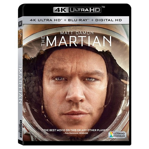 The Martian 4K Ultra HD  Blu-Ray  Digital