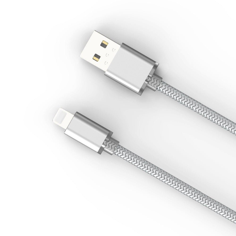 LDNIO LS17 USB Data Cable for iPhone 5, 6, 7, iPad Air, iPad Mini - Silver