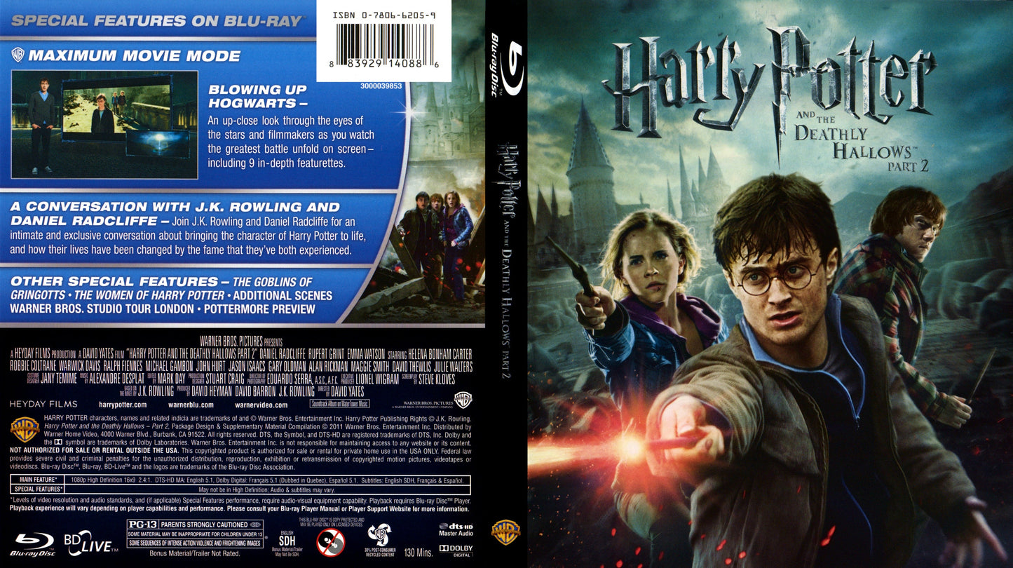 Harry Potter and the Deathly Hallows - Part 2 [Blu-ray]
